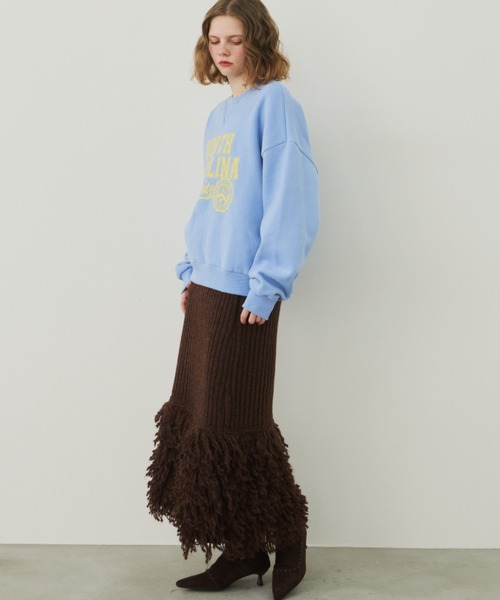Unitage（ユニテージ）の「NORTHプリントダブル起毛スウェット（スウェット・レディース・ブルー/ピンク・FREE）」の16枚目の写真