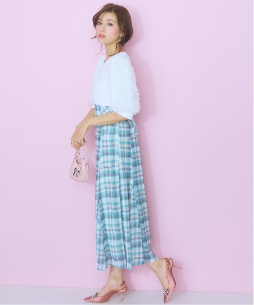 marun（マルン）の「【販売終了】＜大きいサイズ＞フリンジドッキングデザイントップス marun（Tシャツ/カットソー・レディース・ピンク/オフホワイト/ブラック・5L/4L/3L/LL/L）」の11枚目の写真