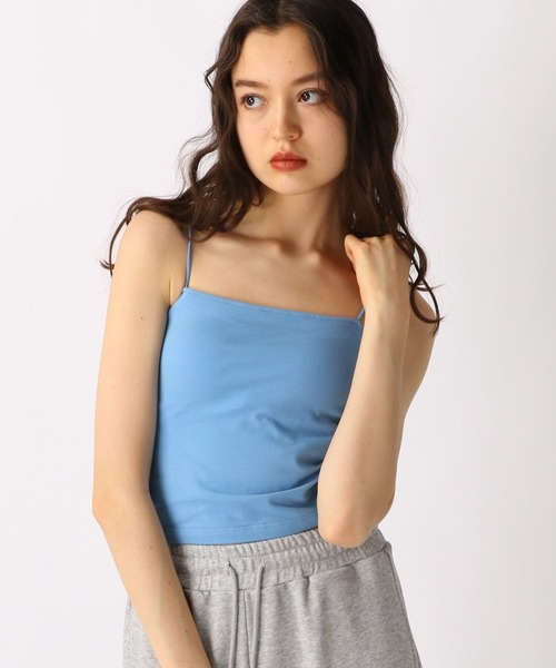 FOREVER 21（フォーエバー トゥエンティーワン）の「【2025SS】カップ付きベーシックキャミ（キャミソール・レディース・オフホワイト/ブルー/ブラック/ブラウン・SMALL/MEDIUM/LARGE）」の7枚目の写真