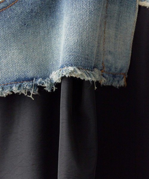 ROOPTOKYO(ループトウキョウ)の「Denim Layerd Cargo Skirt / デニムレイヤード カーゴスカート 秋物 秋服 2026年秋冬(スカート・レディース・ブラック/ベージュ/ブルー系その他/ブルー・FREE)」の11枚目の写真