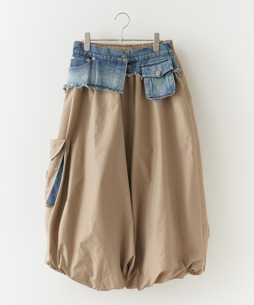ROOPTOKYO(ループトウキョウ)の「Denim Layerd Cargo Skirt / デニムレイヤード カーゴスカート 秋物 秋服 2026年秋冬(スカート・レディース・ブラック/ベージュ/ブルー系その他/ブルー・FREE)」の21枚目の写真
