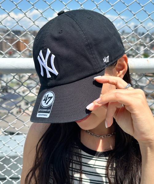 '47（フォーティーセブン）の「【日本未発売】 ’47(フォーティーセブン)/MLB Clean Up Core Styles/ビッグロゴ刺繍 ベースボール クリーンナップ キャップ 帽子（キャップ・レディース・ブラック/ブラウン/マルーン/チャコールグレー・FREE）」の15枚目の写真