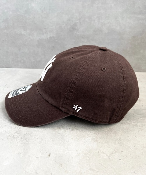 '47（フォーティーセブン）の「【日本未発売】 ’47(フォーティーセブン)/MLB Clean Up Core Styles/ビッグロゴ刺繍 ベースボール クリーンナップ キャップ 帽子（キャップ・レディース・ブラック/ブラウン/マルーン/チャコールグレー・FREE）」の11枚目の写真