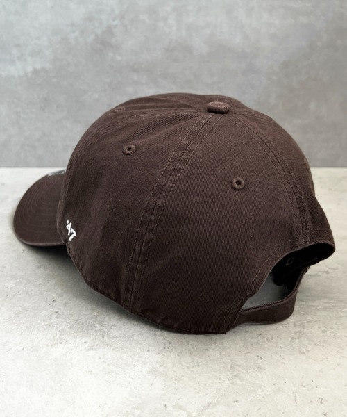 '47（フォーティーセブン）の「【日本未発売】 ’47(フォーティーセブン)/MLB Clean Up Core Styles/ビッグロゴ刺繍 ベースボール クリーンナップ キャップ 帽子（キャップ・レディース・ブラック/ブラウン/マルーン/チャコールグレー・FREE）」の13枚目の写真