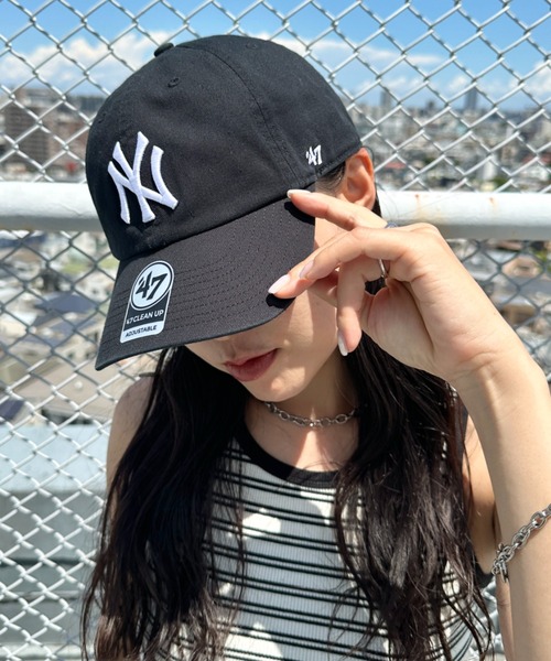 '47（フォーティーセブン）の「【日本未発売】 ’47(フォーティーセブン)/MLB Clean Up Core Styles/ビッグロゴ刺繍 ベースボール クリーンナップ キャップ 帽子（キャップ・レディース・ブラック/ブラウン/マルーン/チャコールグレー・FREE）」の16枚目の写真