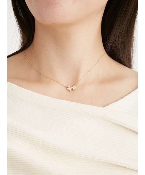 CELFORD(セルフォード)の「フラワービジューPetitネックレス(ネックレス・レディース・ゴールド/シルバー・FREE)」の7枚目の写真