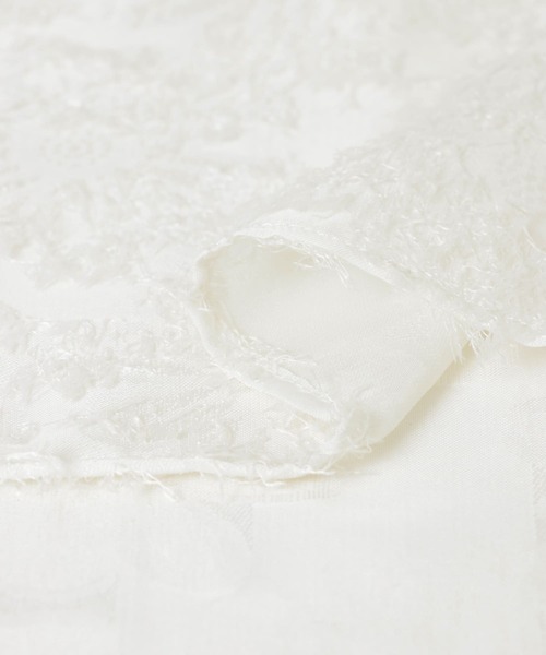 URBAN RESEARCH（アーバンリサーチ）の「カットジャガードスカーフ（バンダナ/スカーフ・レディース・ブラック/オフホワイト・FREE）」の19枚目の写真