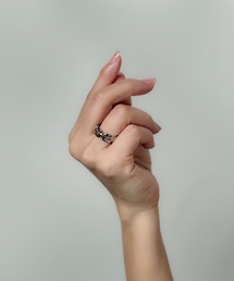 CALIFORNIA OUTFITTERS（カリフォルニア アウトフィッターズ）の「3-1C15 チェーン モチーフリング 【LULKA-ルールカ-】（リング・メンズ）」