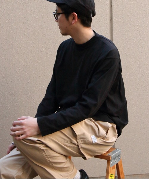 RYE TENDER(ライテンダー)の「RYE TNEDER/ライテンダー マーサーティー MERCER LONG SLEEVE TEE(Tシャツ/カットソー・メンズ・ブラック/ホワイト/イエロー・2/0/1)」の3枚目の写真