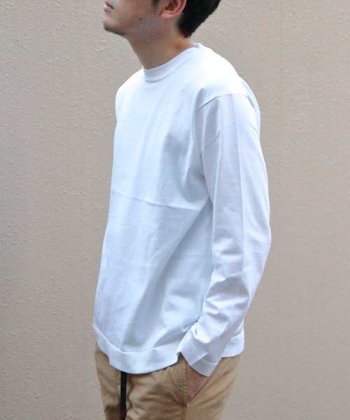 RYE TENDER(ライテンダー)の「RYE TNEDER/ライテンダー マーサーティー MERCER LONG SLEEVE TEE(Tシャツ/カットソー・メンズ・ブラック/ホワイト/イエロー・2/0/1)」の6枚目の写真
