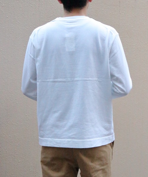 RYE TENDER(ライテンダー)の「RYE TNEDER/ライテンダー マーサーティー MERCER LONG SLEEVE TEE(Tシャツ/カットソー・メンズ・ブラック/ホワイト/イエロー・2/0/1)」の8枚目の写真