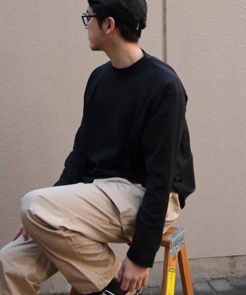 RYE TENDER(ライテンダー)の「RYE TNEDER/ライテンダー マーサーティー MERCER LONG SLEEVE TEE(Tシャツ/カットソー・メンズ・ブラック/ホワイト/イエロー・2/0/1)」の13枚目の写真