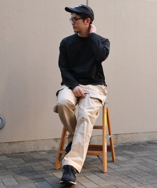 RYE TENDER(ライテンダー)の「RYE TNEDER/ライテンダー マーサーティー MERCER LONG SLEEVE TEE(Tシャツ/カットソー・メンズ・ブラック/ホワイト/イエロー・2/0/1)」の4枚目の写真