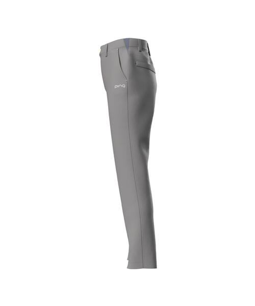 新品ピン テーパード パンツ リラックスフィット 全方向ストレッチ グレー LL セール】【PING APPAREL】全方向ストレッチ二重織テーパード