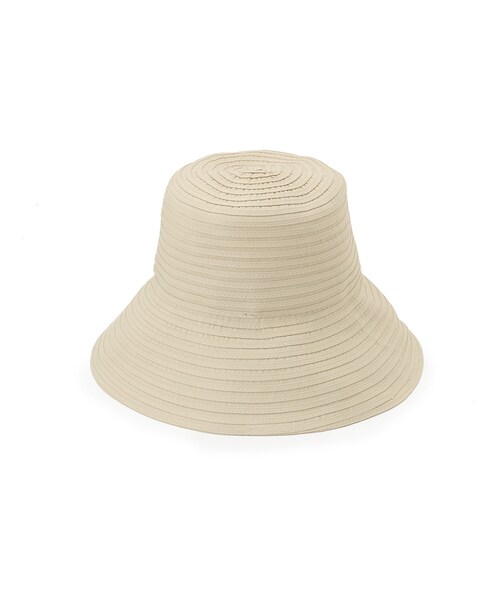 grove（グローブ）の「【手洗い可・UVカット・あご紐付】グログランハット（ハット・レディース・ブラック/ライトベージュ/ネイビー・00）」の5枚目の写真