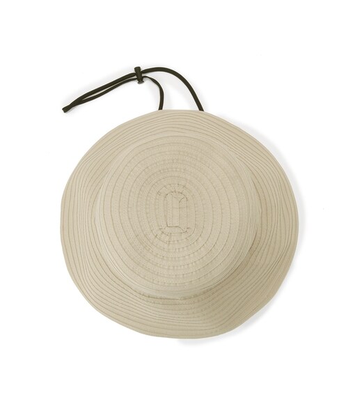 grove（グローブ）の「【手洗い可・UVカット・あご紐付】グログランハット（ハット・レディース・ブラック/ライトベージュ/ネイビー・00）」の6枚目の写真