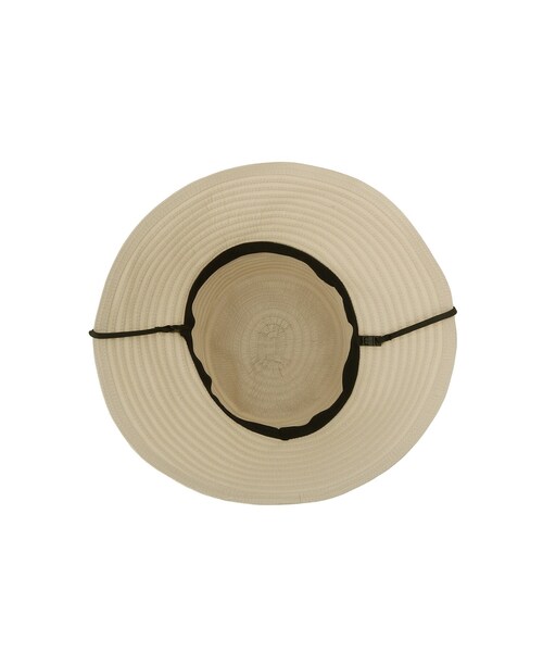 grove（グローブ）の「【手洗い可・UVカット・あご紐付】グログランハット（ハット・レディース・ブラック/ライトベージュ/ネイビー・00）」の7枚目の写真