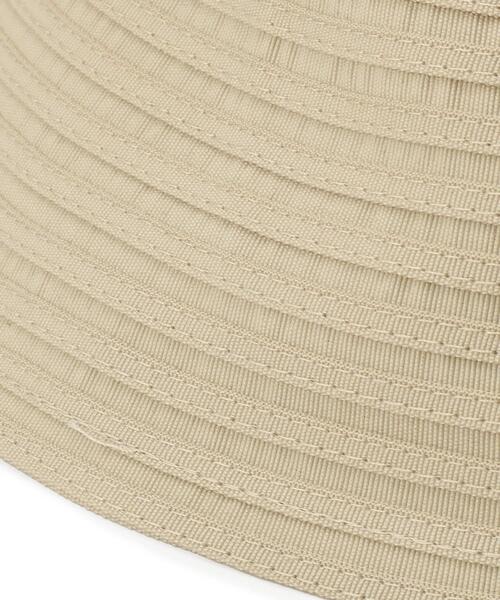 grove（グローブ）の「【手洗い可・UVカット・あご紐付】グログランハット（ハット・レディース・ブラック/ライトベージュ/ネイビー・00）」の8枚目の写真