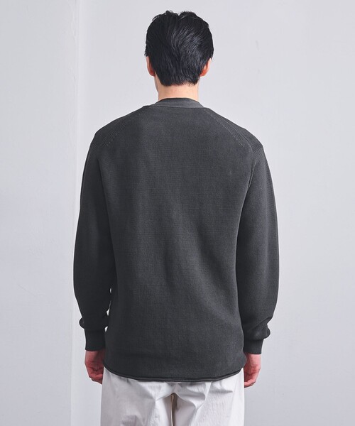 UNITED ARROWS(ユナイテッドアローズ)の「ペーパーヤーン Vネック カーディガン(カーディガン/ボレロ・メンズ・ダークブラウン/ダークグレー・S/XL/M/L)」の9枚目の写真