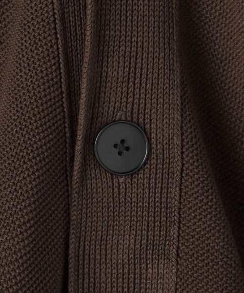UNITED ARROWS(ユナイテッドアローズ)の「ペーパーヤーン Vネック カーディガン(カーディガン/ボレロ・メンズ・ダークブラウン/ダークグレー・S/XL/M/L)」の13枚目の写真