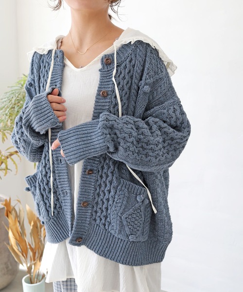 セール/ブランド古着】ニットカーディガン（カーディガン/ボレロ