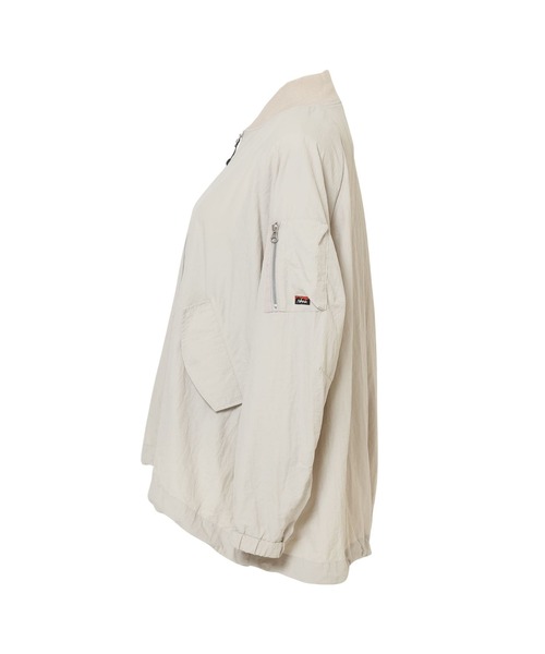 NANGA（ナンガ）の「NYLON TUSSER JKT W ナイロンタッサー ジャケット (レディース)（ブルゾン・レディース・ブラック/アイボリー/ラベンダー/オレンジ・S/M/L）」の12枚目の写真