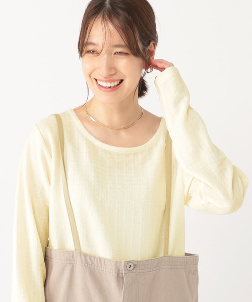 セール】ラッセルレースクルーネックプルオーバー（Tシャツ