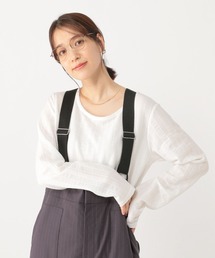 studio CLIP | ラッセルレースクルーネックプルオーバー(Tシャツ/カットソー)