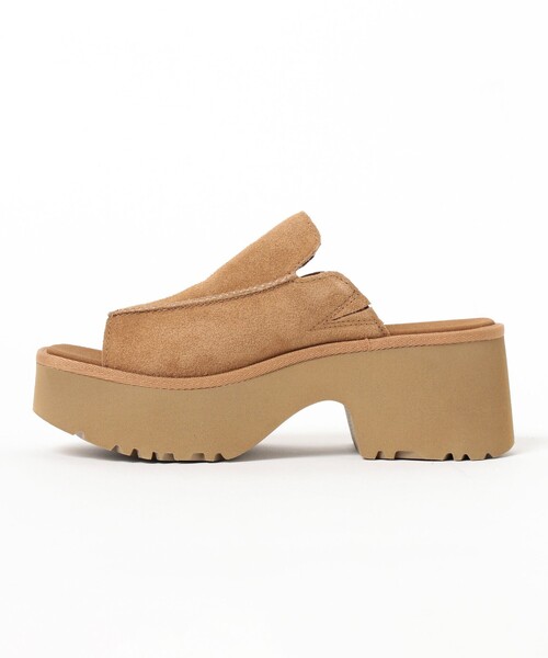 【UGG】New Heights Slide サンダル 厚底 スエード UGG Australia サンダル UGG(R) for Ray BEAMS / New Heights