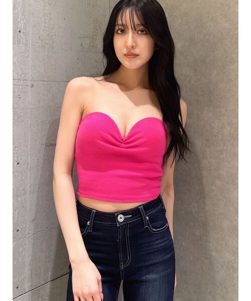 GYDA - 【新品、タグ付】GYDA リブベアビスチェの通販 by S♡'s