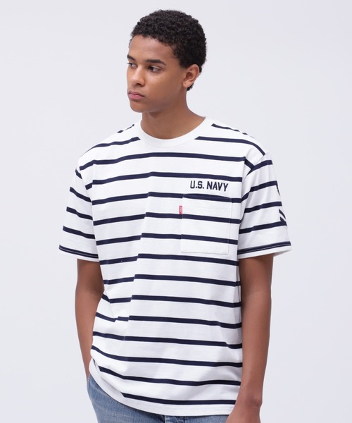 注目■AVIREX■人気 ネイバル ポケット 半袖Tシャツ 6色 国内発 NAVAL POCKET T-SHIRT / ネイバル ポケット 半袖Tシャツ