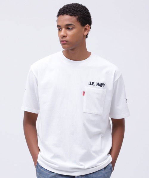 NAVAL POCKET T-SHIRT / ネイバル ポケット 半袖Tシャツ / AVIREX