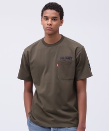 NAVAL POCKET T-SHIRT / ネイバル ポケット 半袖Tシャツ / AVIREX / アヴィレックス