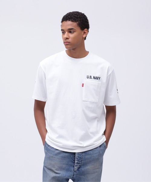 NAVAL POCKET T-SHIRT / ネイバル ポケット 半袖Tシャツ / AVIREX
