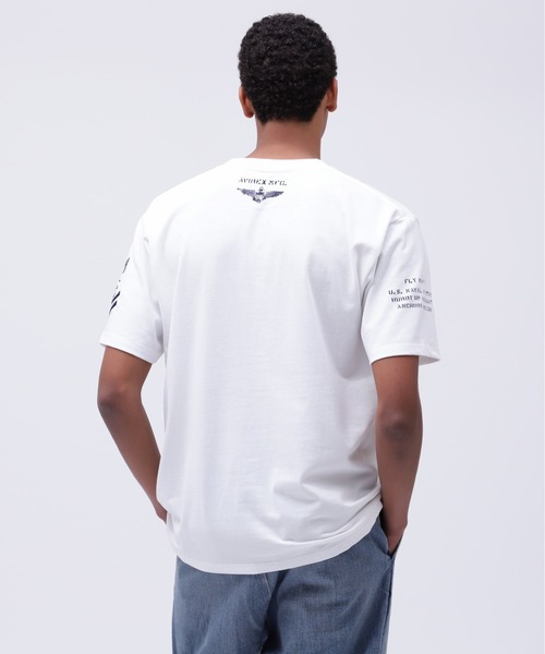 AVIREX(アヴィレックス)の「NAVAL POCKET T-SHIRT / ネイバル ポケット 半袖Tシャツ / AVIREX / アヴィレックス(Tシャツ/カットソー・メンズ・ネイビー系/ピンク/ネイビー/オリーブ/オフホワイト・MEDIUM/XX-LARGE/X-LARGE/LARGE)」の7枚目の写真