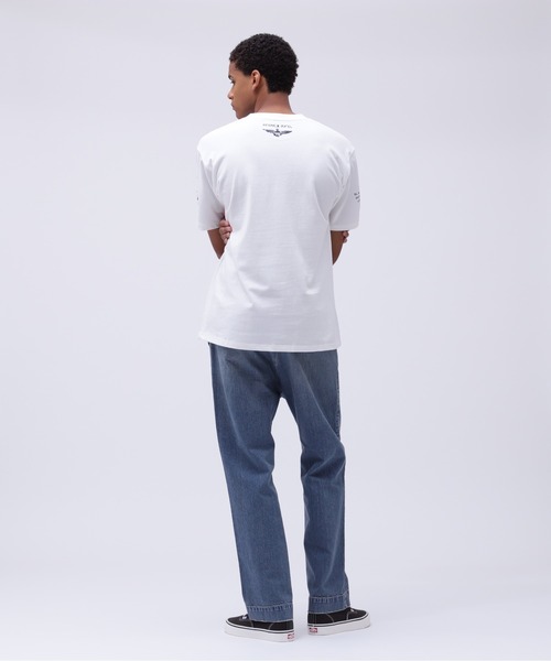 AVIREX(アヴィレックス)の「NAVAL POCKET T-SHIRT / ネイバル ポケット 半袖Tシャツ / AVIREX / アヴィレックス(Tシャツ/カットソー・メンズ・ネイビー系/ピンク/ネイビー/オリーブ/オフホワイト・MEDIUM/XX-LARGE/X-LARGE/LARGE)」の9枚目の写真