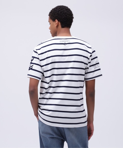 AVIREX(アヴィレックス)の「NAVAL POCKET T-SHIRT / ネイバル ポケット 半袖Tシャツ / AVIREX / アヴィレックス(Tシャツ/カットソー・メンズ・ネイビー系/ピンク/ネイビー/オリーブ/オフホワイト・MEDIUM/XX-LARGE/X-LARGE/LARGE)」の15枚目の写真