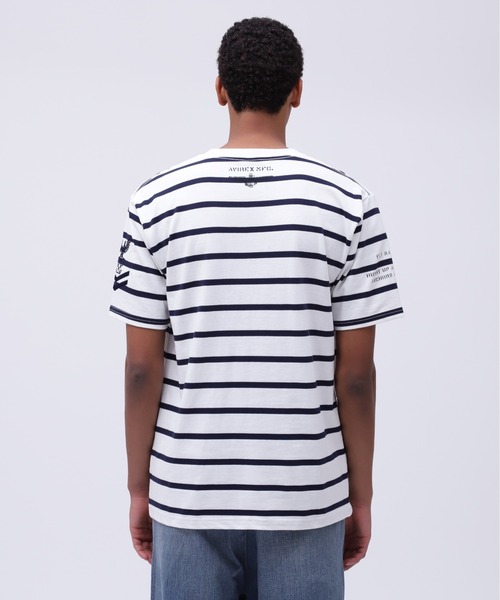AVIREX(アヴィレックス)の「NAVAL POCKET T-SHIRT / ネイバル ポケット 半袖Tシャツ / AVIREX / アヴィレックス(Tシャツ/カットソー・メンズ・ネイビー系/ピンク/ネイビー/オリーブ/オフホワイト・MEDIUM/XX-LARGE/X-LARGE/LARGE)」の19枚目の写真