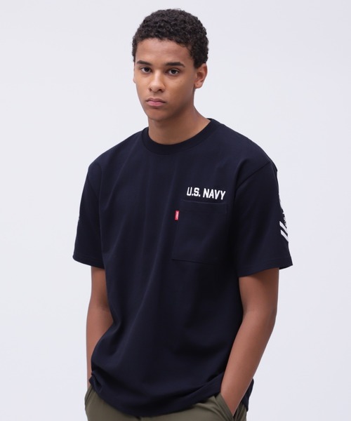 NAVAL POCKET SHORT T-SHIRT／ネイバルポケット ショートティーシャツ NAVAL POCKET SHORT T-SHIRT/ネイバルポケット ショートティー