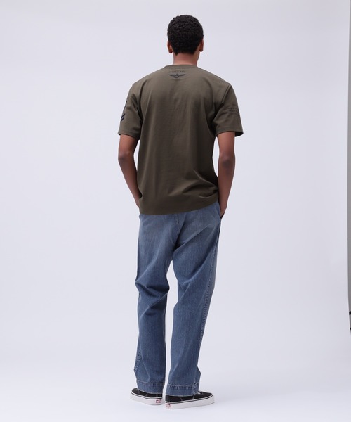 AVIREX(アヴィレックス)の「NAVAL POCKET T-SHIRT / ネイバル ポケット 半袖Tシャツ / AVIREX / アヴィレックス(Tシャツ/カットソー・メンズ・ネイビー系/ピンク/ネイビー/オリーブ/オフホワイト・MEDIUM/XX-LARGE/X-LARGE/LARGE)」の13枚目の写真