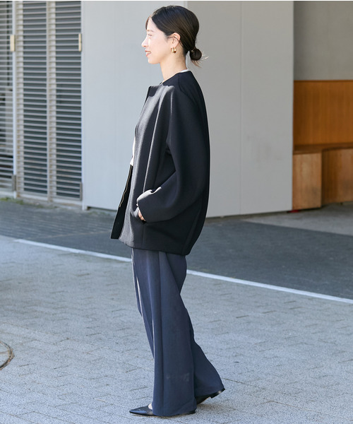 VERMEIL par iena ダンボールコクーンブルゾン グレー セール】ダンボールコクーンブルゾン(その他アウター