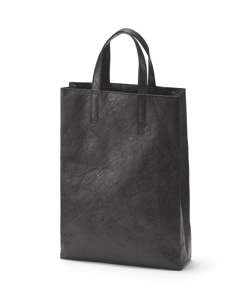 MUJI Labo（ムジラボ）の「〔MUJI Labo〕ペーパーライクトートバッグ（トートバッグ・メンズ・ホワイト/ブラック/グレー・FREE）」の2枚目の写真