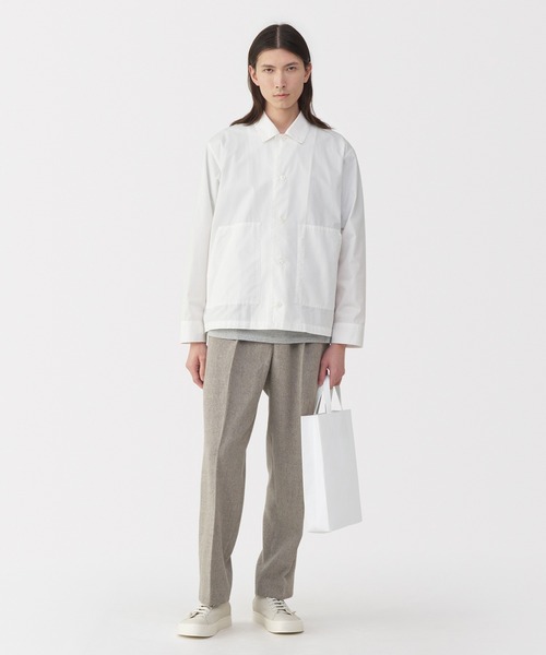 MUJI Labo（ムジラボ）の「〔MUJI Labo〕ペーパーライクトートバッグ（トートバッグ・メンズ・ホワイト/ブラック/グレー・FREE）」の9枚目の写真