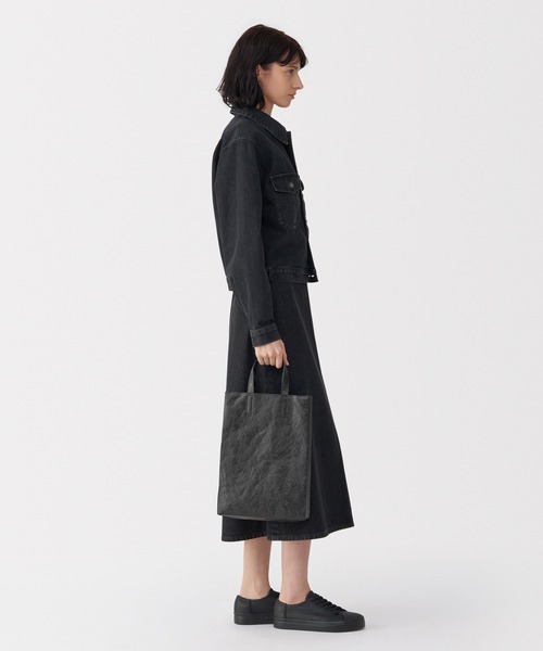 MUJI Labo（ムジラボ）の「〔MUJI Labo〕ペーパーライクトートバッグ（トートバッグ・メンズ・ホワイト/ブラック/グレー・FREE）」の15枚目の写真