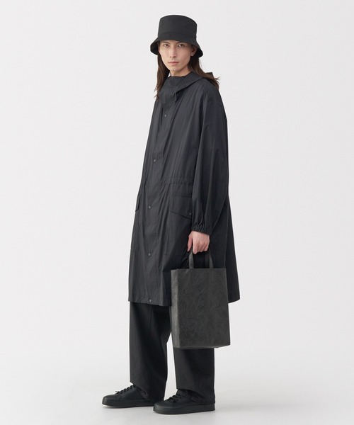 MUJI Labo（ムジラボ）の「〔MUJI Labo〕ペーパーライクトートバッグ（トートバッグ・メンズ・ホワイト/ブラック/グレー・FREE）」の16枚目の写真