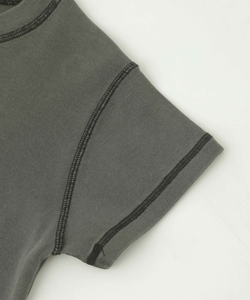 X-girl（エックスガール）の「ORNAMENT LINE LOGO S/S BABY TEE（Tシャツ/カットソー・レディース・ブラック/ネイビー/オリーブ・S/M）」の8枚目の写真