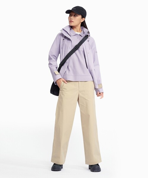 AIGLE(エーグル)の「UVカット 速乾 クールマックス 半袖ピケポロシャツ(ポロシャツ・レディース・ブラック/ホワイト/ライトパープル・L/M/S/XS)」の14枚目の写真