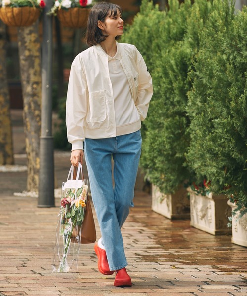 AIGLE(エーグル)の「UVカット 速乾 クールマックス 半袖ピケポロシャツ(ポロシャツ・レディース・ブラック/ホワイト/ライトパープル・L/M/S/XS)」の5枚目の写真