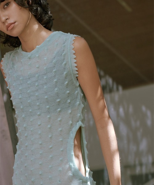 新品 TELOPLAN テーロプラン Taki Knit Top TELOPLAN(テーロプラン)の「Taki Knit Dress(ワンピース