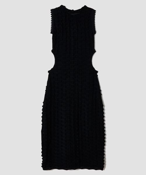 teloplan taki knit dress black 黒　ワンピース TELOPLAN（テーロプラン）の「Taki Knit Dress（ワンピース